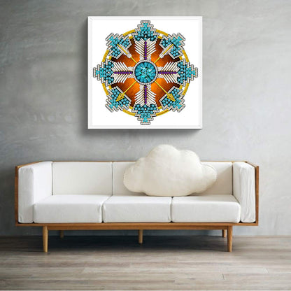 Indian Dreamcatcher Mandala - Special Shaped Drill Diamond Painting 30*30CM