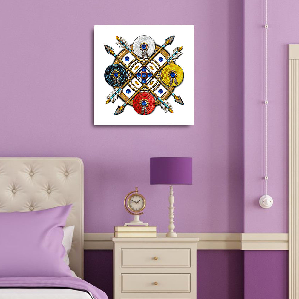 Indian Dreamcatcher Mandala - Special Shaped Drill Diamond Painting 30*30CM