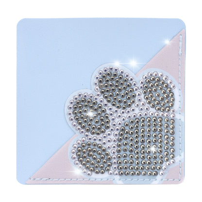 DIY Diamond Art Bookmarks Art Craft 5D Cat Paw Triangle for Beginner Adults Kids