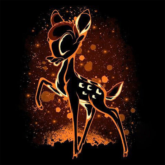 Silhouette - Fawn - Full Square Drill Diamond Painting 50*50CM
