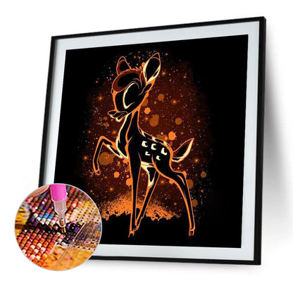 Silhouette - Fawn - Full Square Drill Diamond Painting 50*50CM