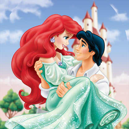 Prince And Mermaid - Full Square Drill Diamond Painting 50*50CM