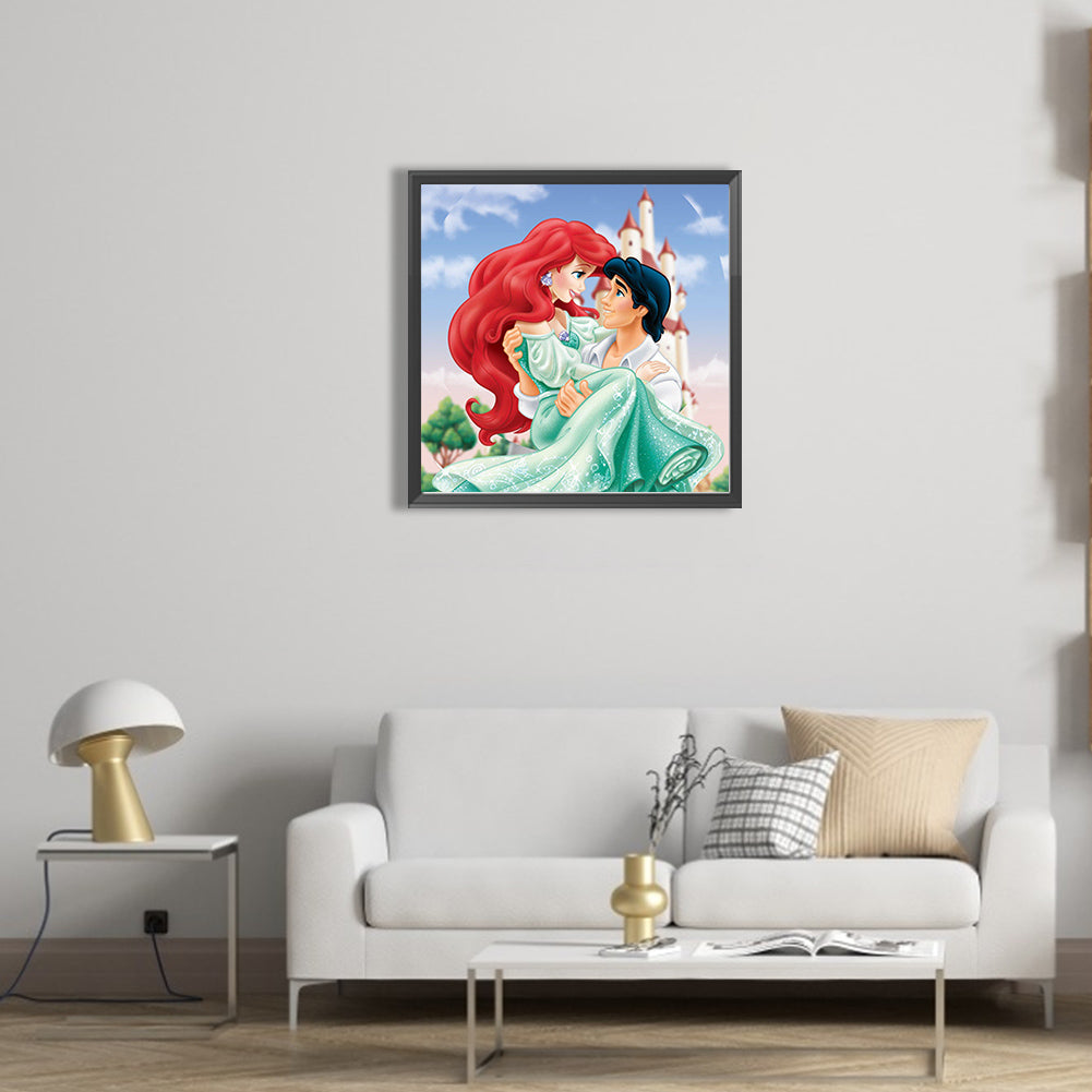Prince And Mermaid - Full Square Drill Diamond Painting 50*50CM