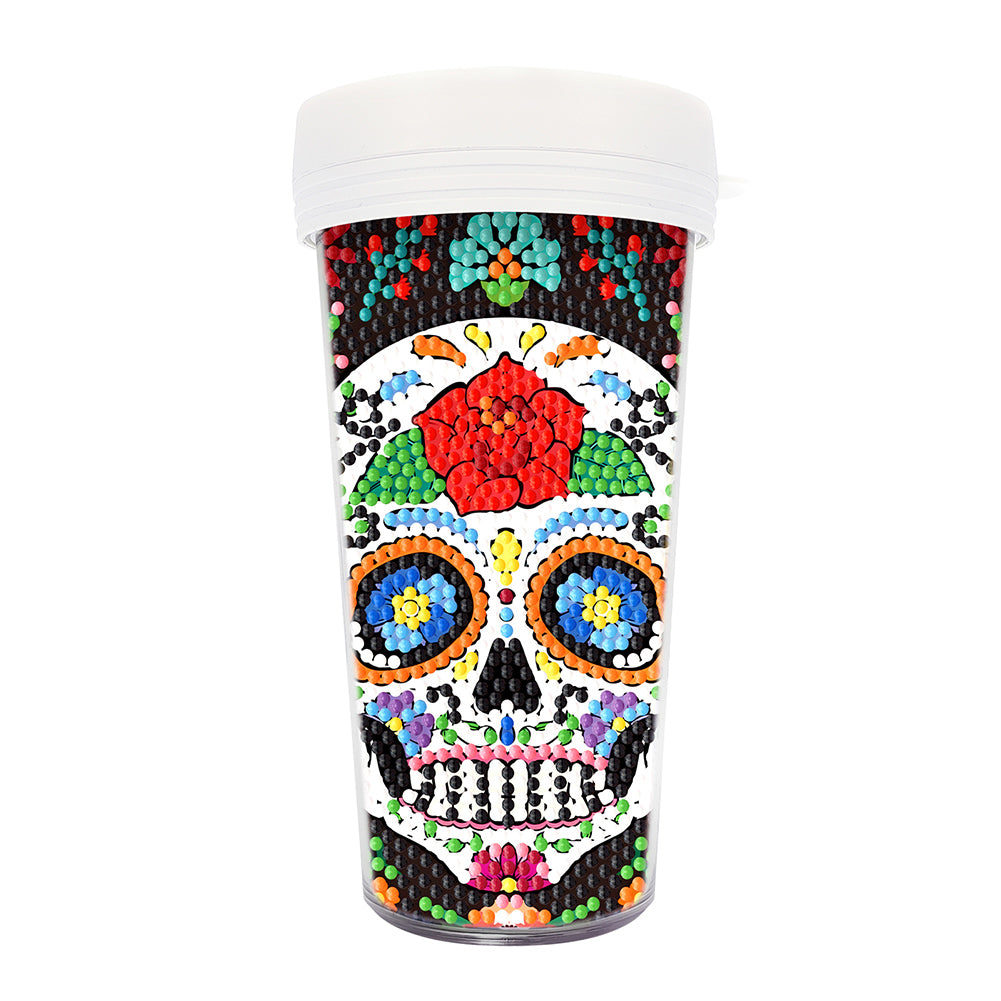 DIY Diamond Painted Water Mug Leak Proof BPA Free for Fitness Sports Outdoors