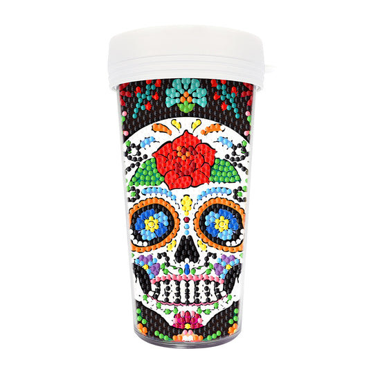 DIY Diamond Painted Water Mug Leak Proof BPA Free for Fitness Sports Outdoors