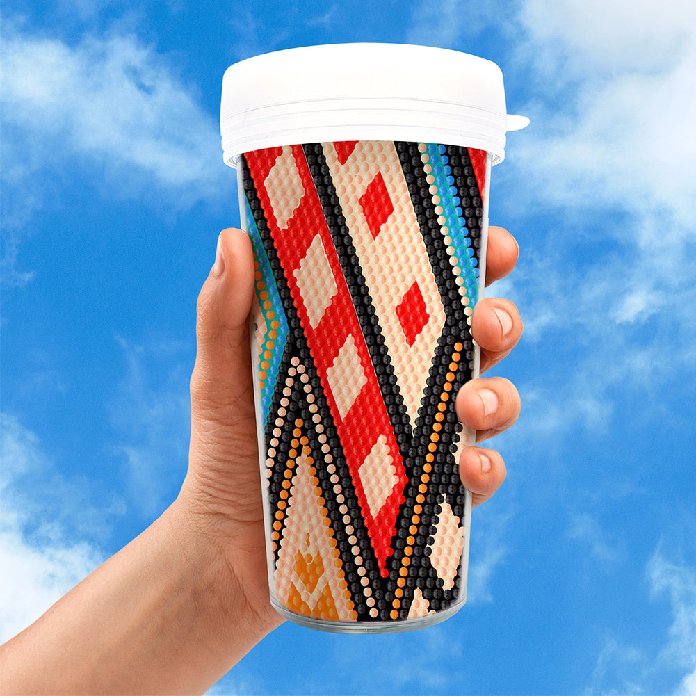 DIY Diamond Painted Water Mug Leak Proof BPA Free for Fitness Sports Outdoors