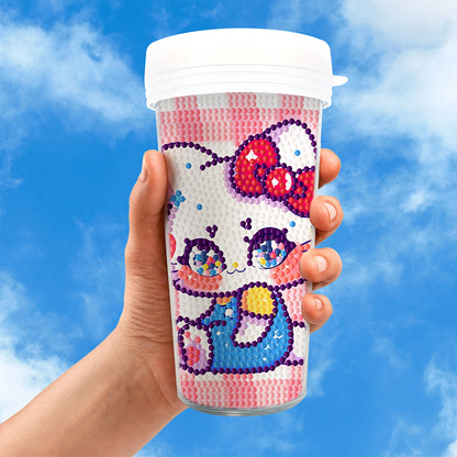 DIY Diamond Painted Water Mug Leak Proof BPA Free for Fitness Sports Outdoors