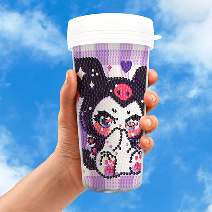 DIY Diamond Painted Water Mug Leak Proof BPA Free for Fitness Sports Outdoors