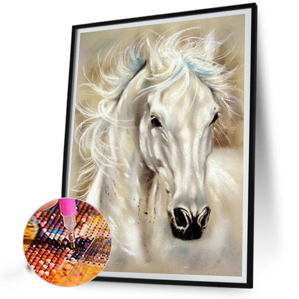 Horse - Full Round Drill Diamond Painting 40*50CM