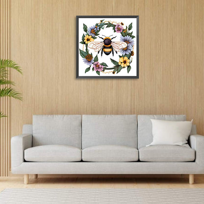 Bee - Full Round Drill Diamond Painting 30*30CM