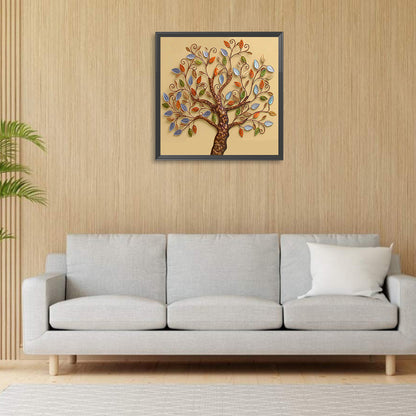 Flower Tree - Full Round Drill Diamond Painting 30*30CM