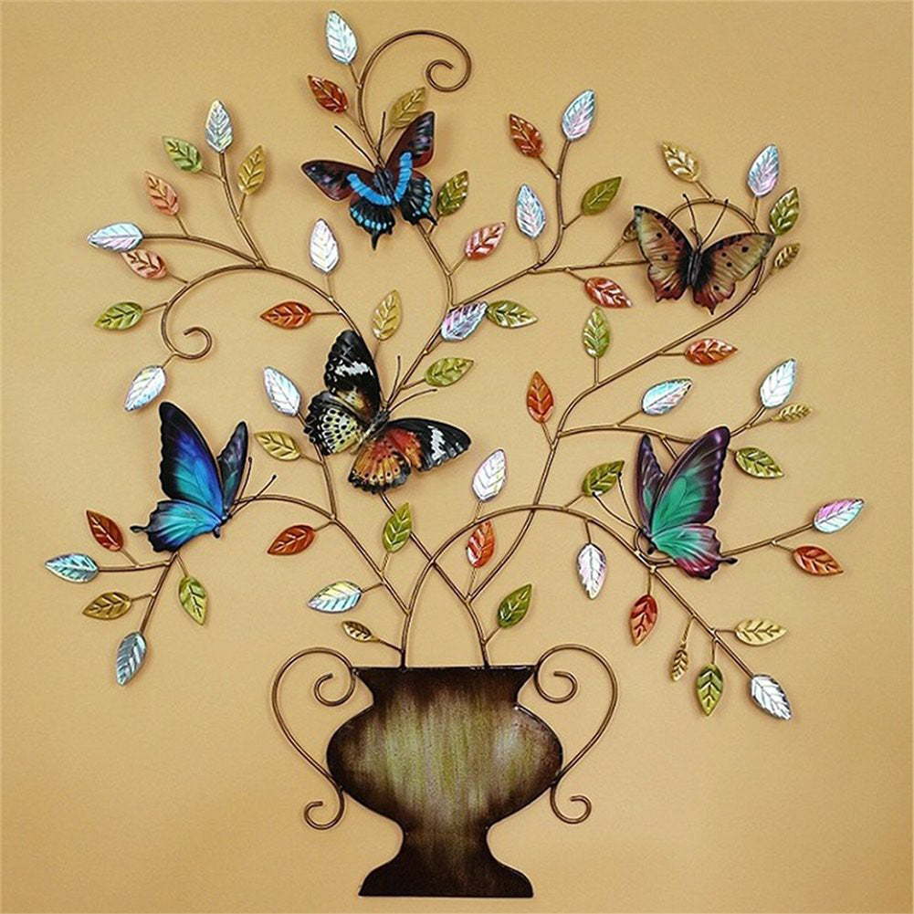 Flower Tree - Full Round Drill Diamond Painting 30*30CM