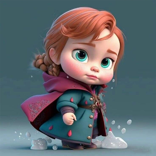 Disney Princess And Prince - Full Round Drill Diamond Painting 30*30CM