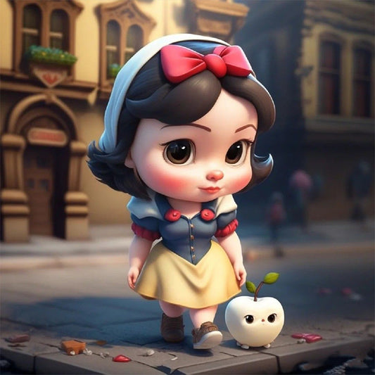 Disney Princess And Prince - Full Round Drill Diamond Painting 30*30CM