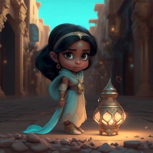 Disney Princess And Prince - Full Round Drill Diamond Painting 30*30CM