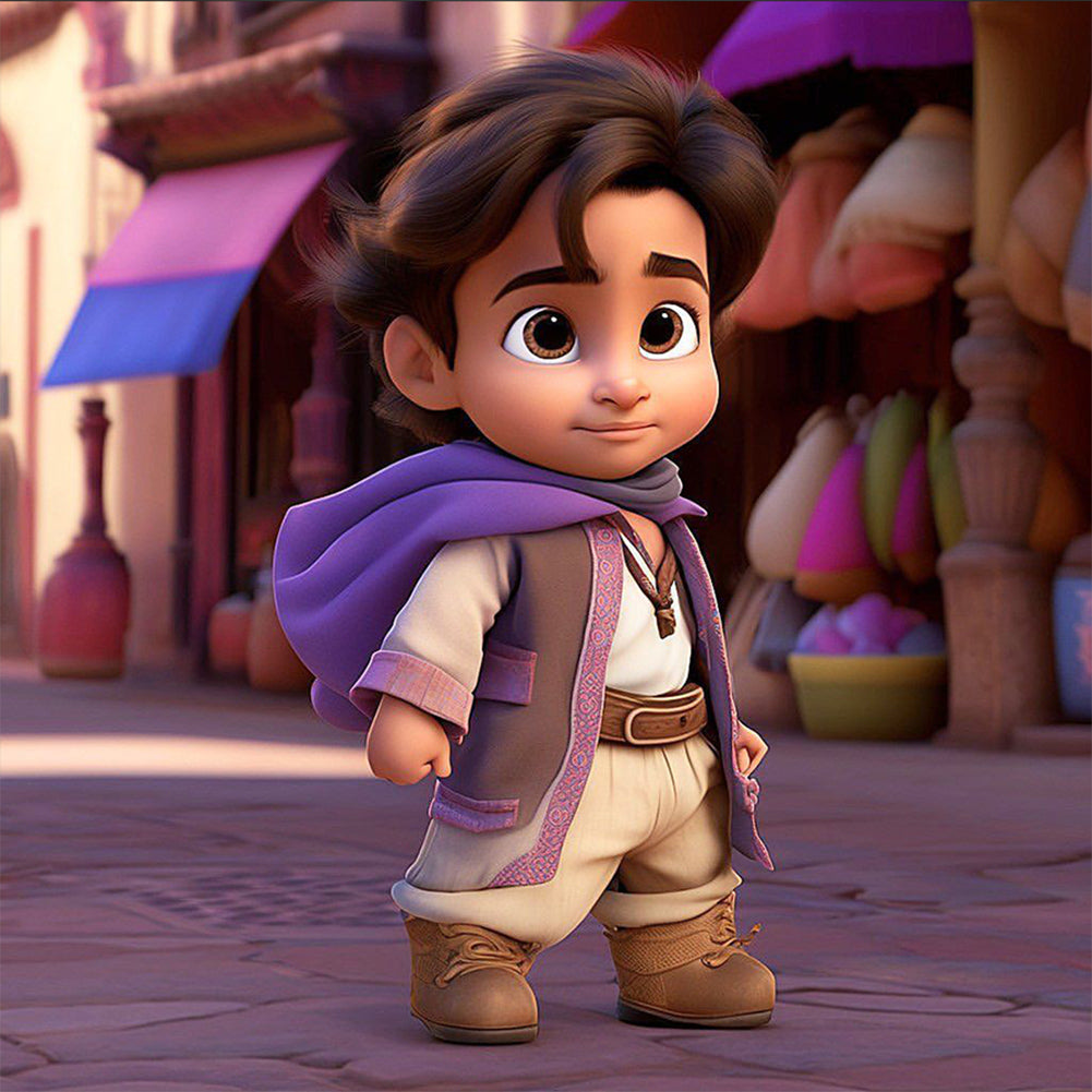 Disney Princess And Prince - Full Round Drill Diamond Painting 30*30CM