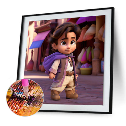 Disney Princess And Prince - Full Round Drill Diamond Painting 30*30CM