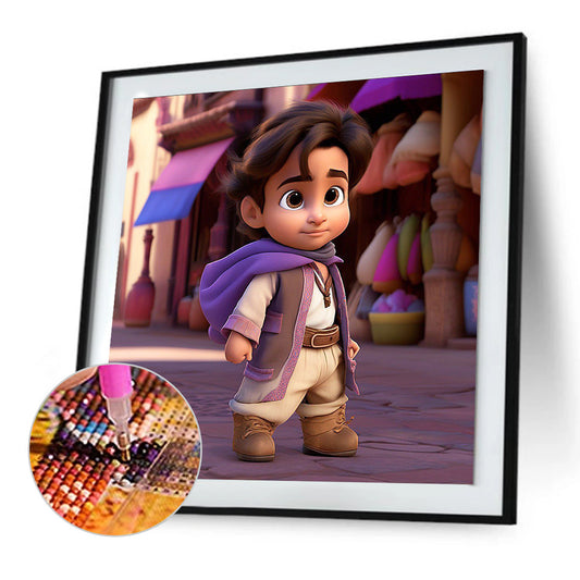 Disney Princess And Prince - Full Round Drill Diamond Painting 30*30CM