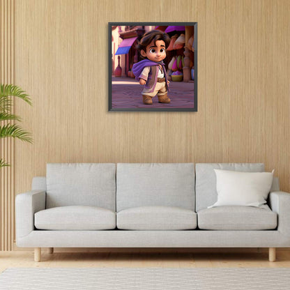 Disney Princess And Prince - Full Round Drill Diamond Painting 30*30CM