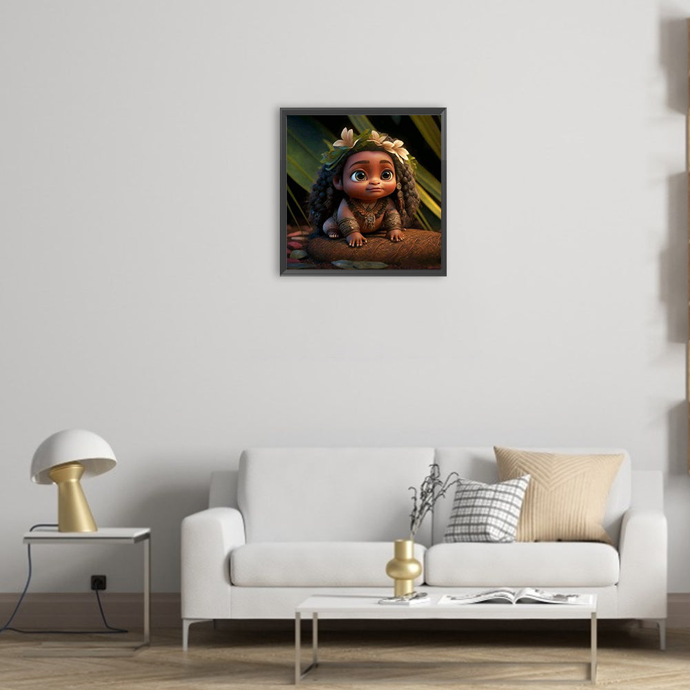 African Children - Full Round Drill Diamond Painting 30*30CM