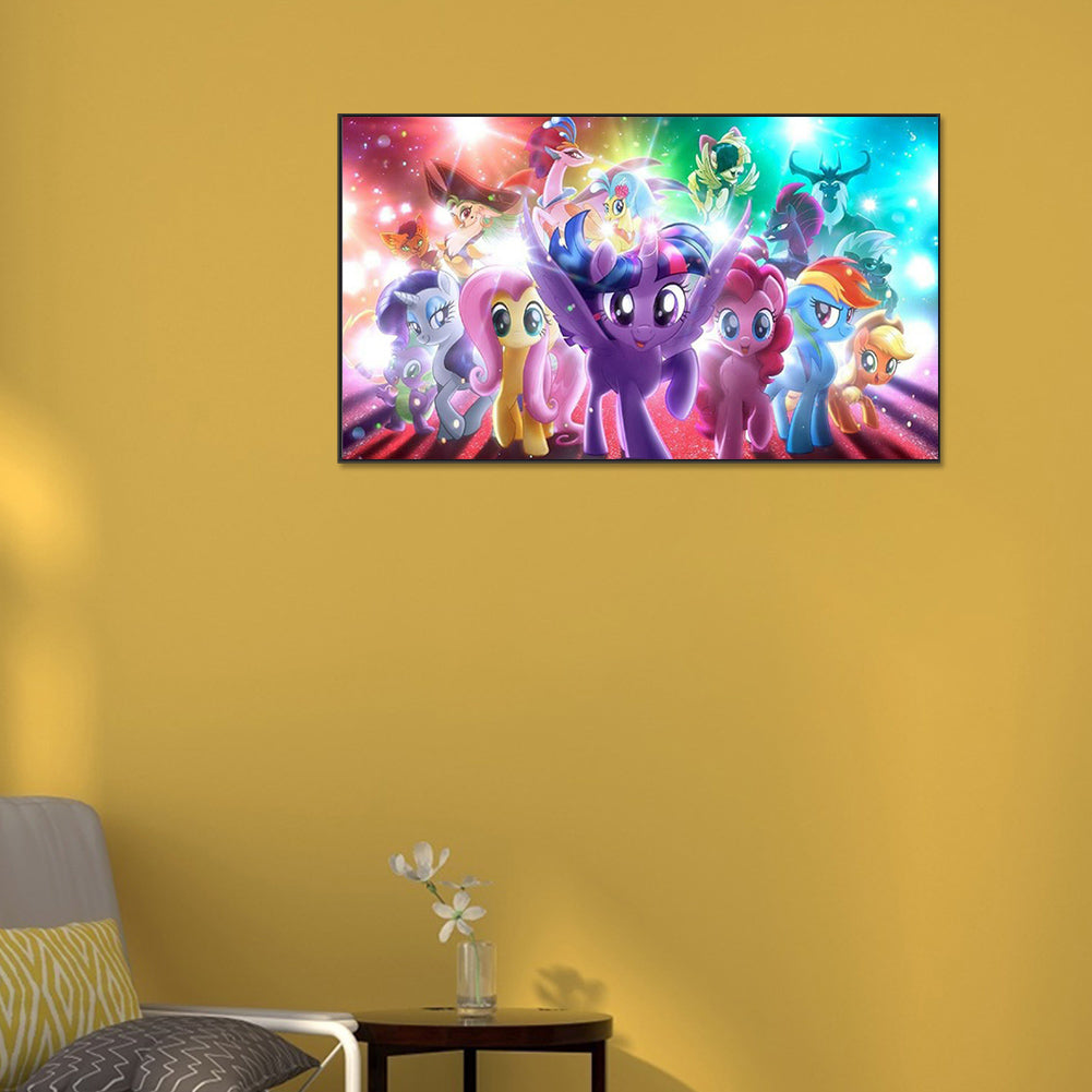 My Little Pony - Full Round Drill Diamond Painting 70*40CM