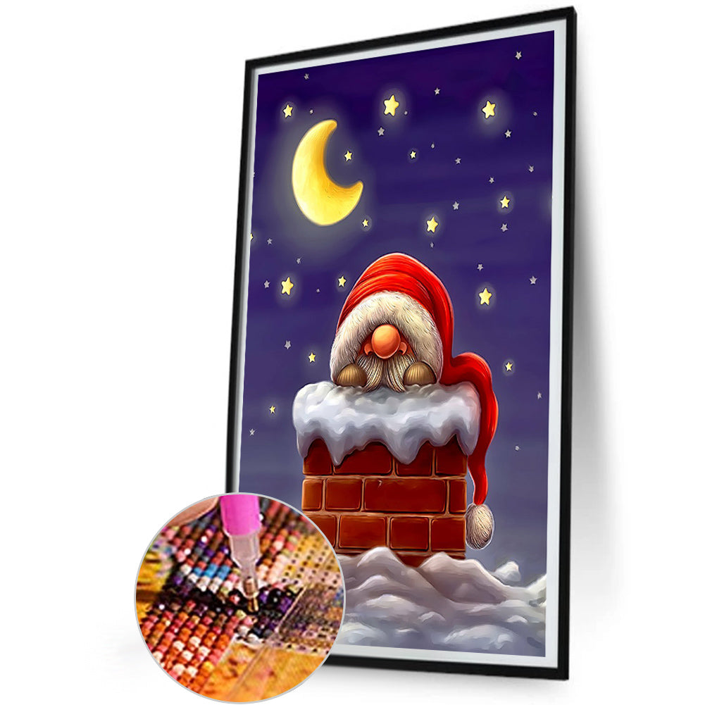 Christmas Gnome - Full Round Drill Diamond Painting 30*50CM