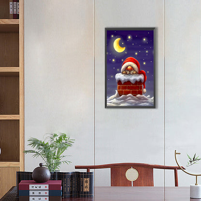 Christmas Gnome - Full Round Drill Diamond Painting 30*50CM