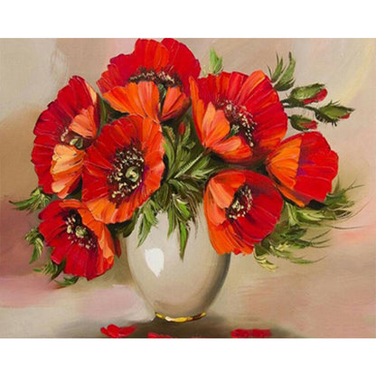 The Flowers - Full Round Drill Diamond Painting 50*40CM