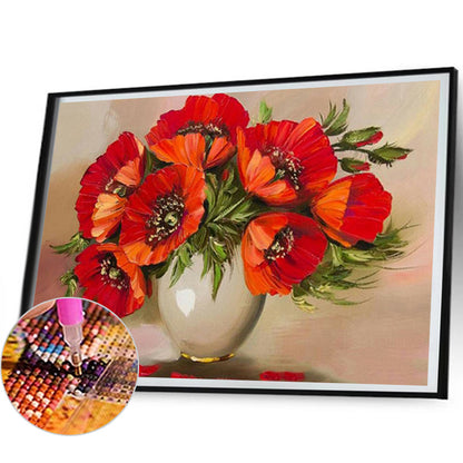 The Flowers - Full Round Drill Diamond Painting 50*40CM