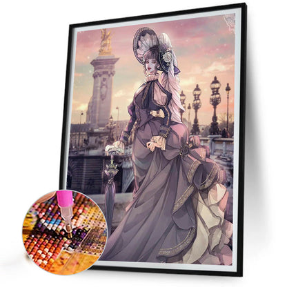Aristocratic Woman - Full Round Drill Diamond Painting 40*50CM