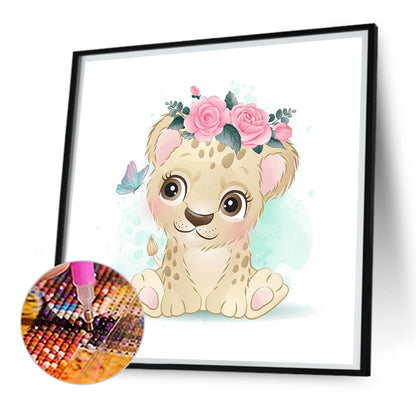 Daihua Little Lion - Full Square Drill Diamond Painting 30*30CM