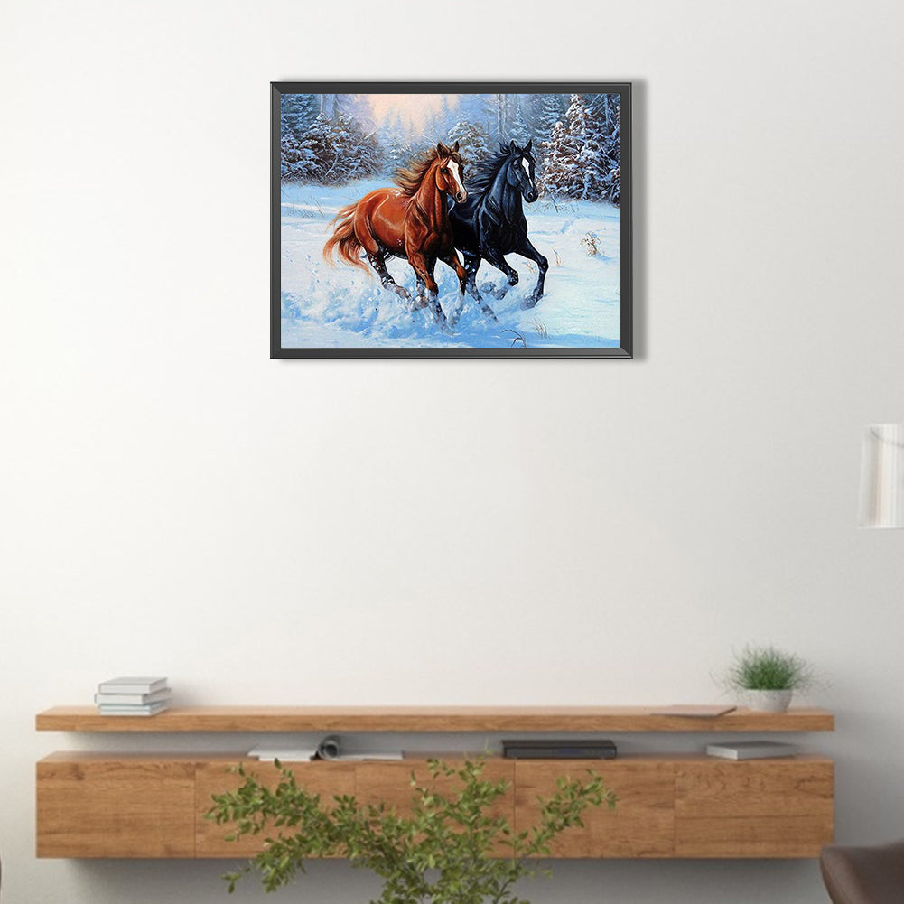 Horse - Full Square Drill Diamond Painting 40*30CM