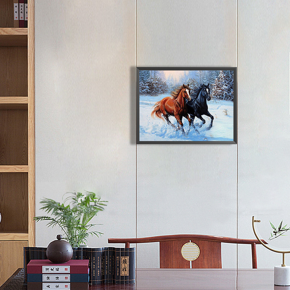 Horse - Full Square Drill Diamond Painting 40*30CM