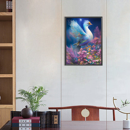 Bizarre Swan - Full Round Drill Diamond Painting 30*40CM