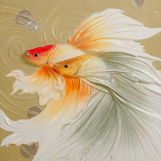 Goldfish - Full Round Drill Diamond Painting 30*30CM