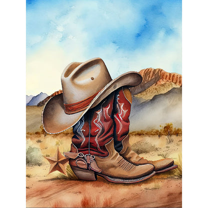 Boots - Full Round Drill Diamond Painting 30*40CM