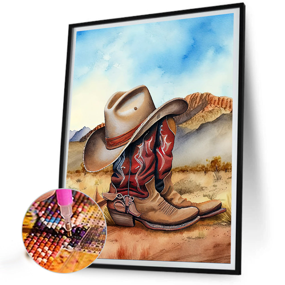 Boots - Full Round Drill Diamond Painting 30*40CM