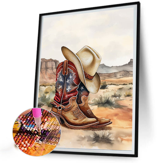 Boots - Full Round Drill Diamond Painting 30*40CM