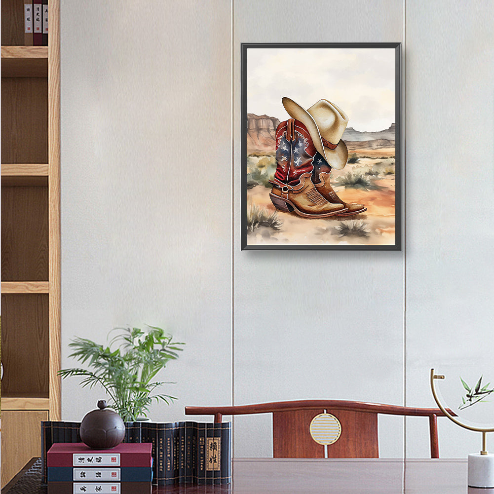 Boots - Full Round Drill Diamond Painting 30*40CM