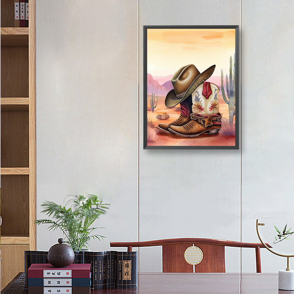 Boots - Full Round Drill Diamond Painting 30*40CM
