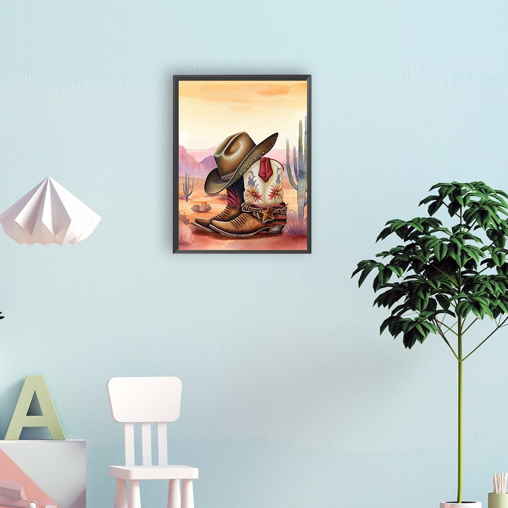 Boots - Full Round Drill Diamond Painting 30*40CM