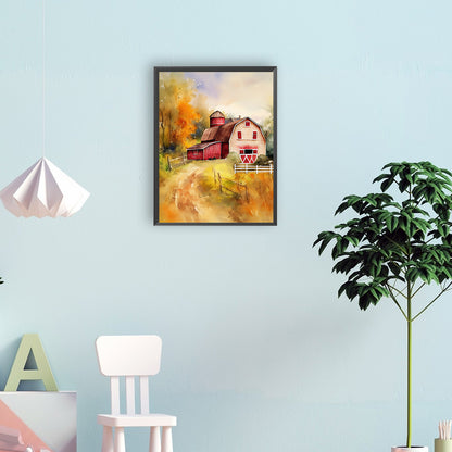Farm - Full Round Drill Diamond Painting 30*40CM
