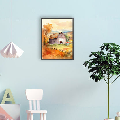 Farm - Full Round Drill Diamond Painting 30*40CM