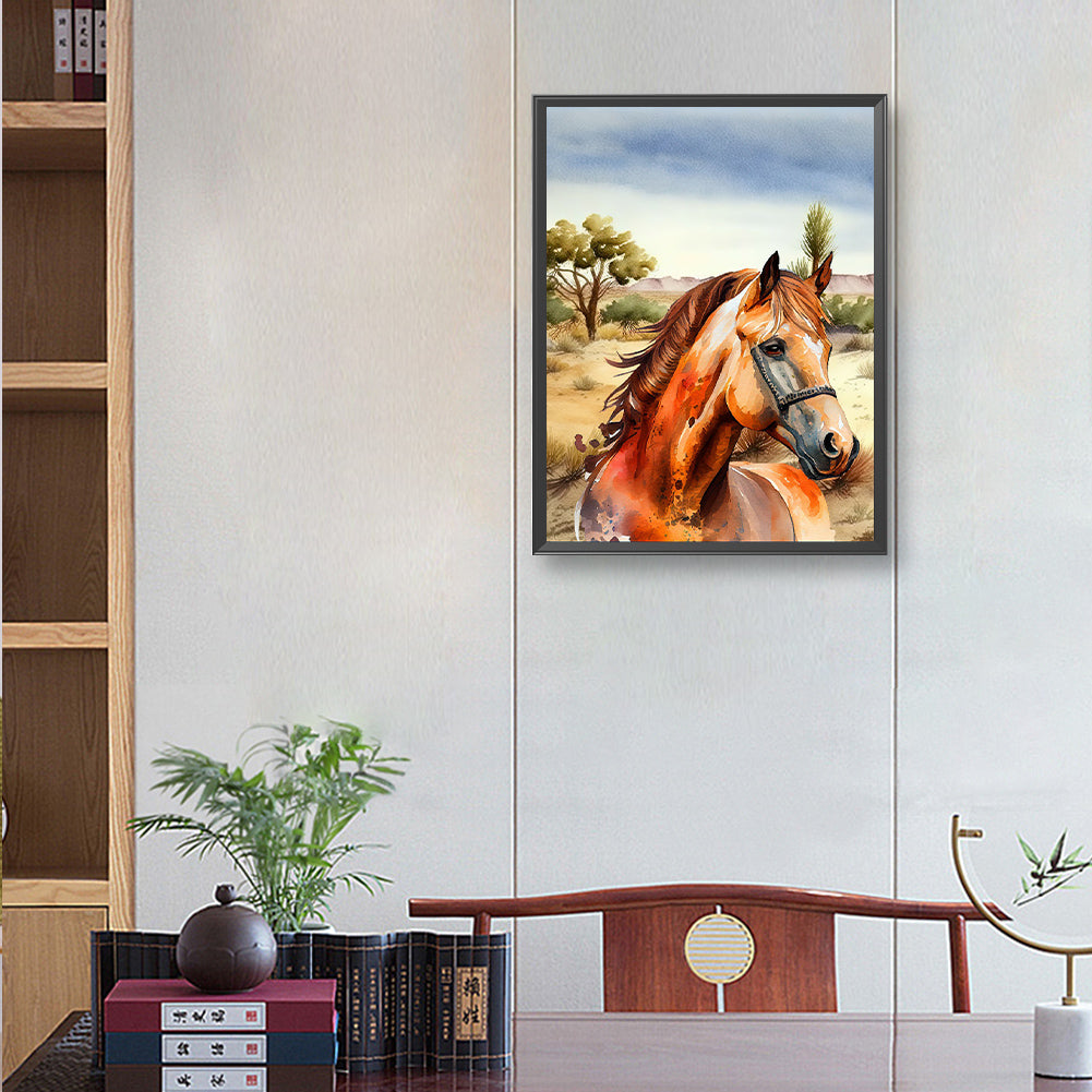 Horse - Full Round Drill Diamond Painting 30*40CM