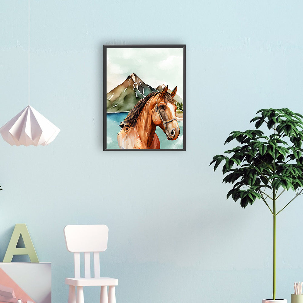 Horse - Full Round Drill Diamond Painting 30*40CM