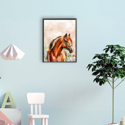 Horse - Full Round Drill Diamond Painting 30*40CM