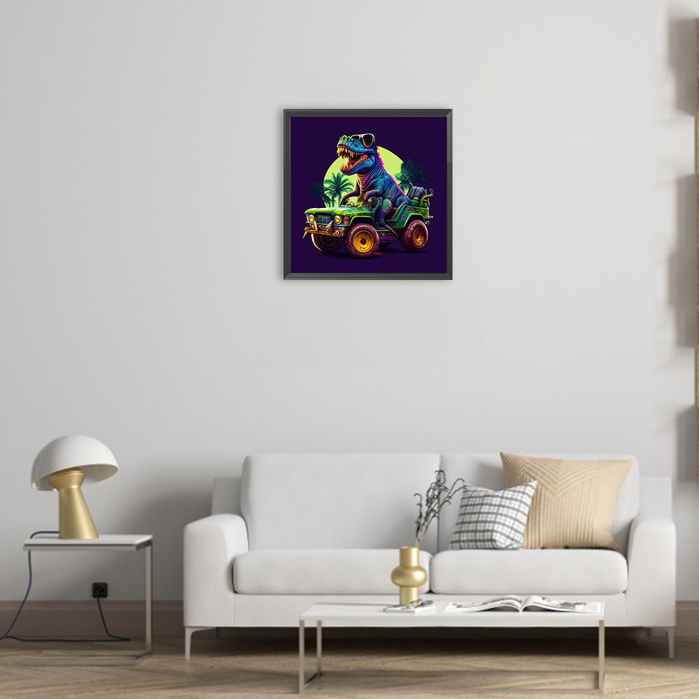 Tyrannosaurus Rex - Full Round Drill Diamond Painting 30*30CM