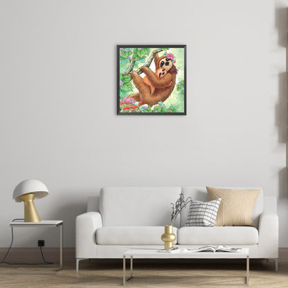 Sloth - Full Round Drill Diamond Painting 30*30CM