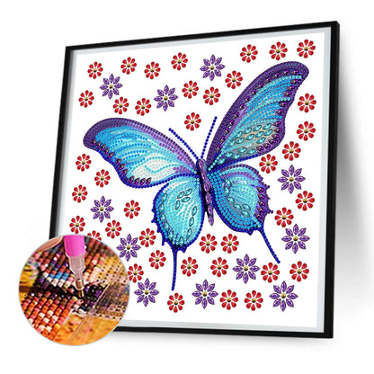 Vivid Butterfly - Special Shaped Drill Diamond Painting 30*30CM