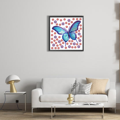 Vivid Butterfly - Special Shaped Drill Diamond Painting 30*30CM